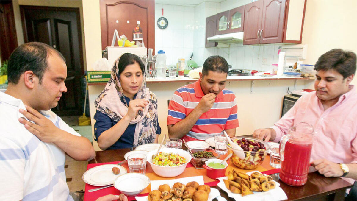 Meaning of fasting in a multi-communal family