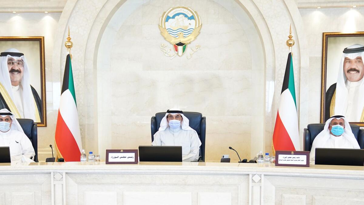 Kuwait Cabinet meeting on Tuesday. — Courtesy: Twitter