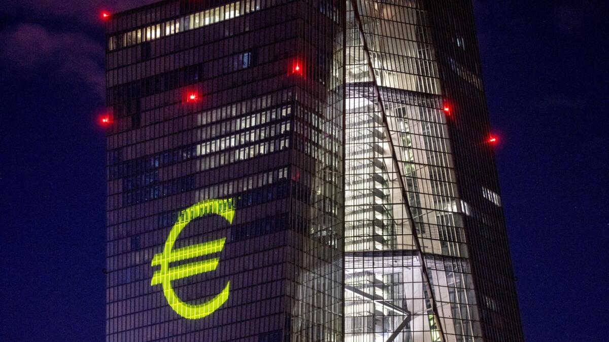 The European Commission's autumn forecast predicts falling economic output in the last three months of this year and the first months of 2023. - AP file
