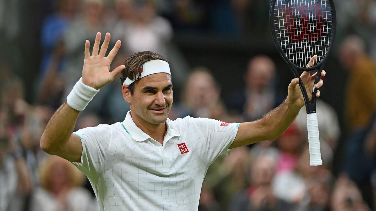 Swiss tennis legend Roger Federer. (AFP)