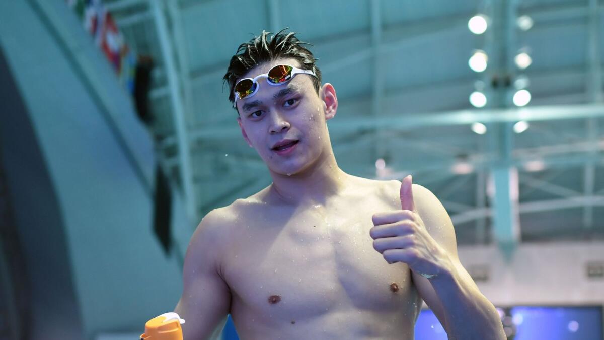 China's Sun Yang will now have a chance to state his case again at a second CAS hearing before the Tokyo Olympics. — AFP file