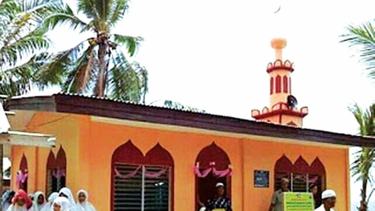 One of the mosques that the Dubai Charity Association built in the Philippines.