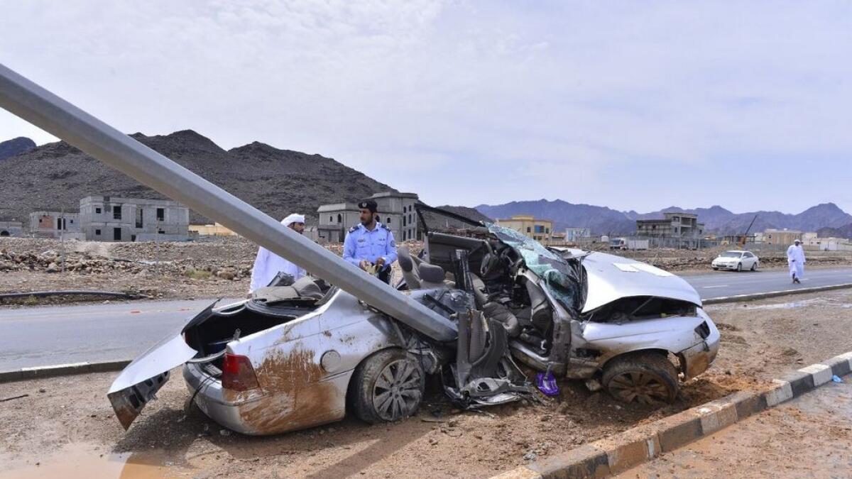 Speeding in bad weather, Emiratis killed in horrific crash