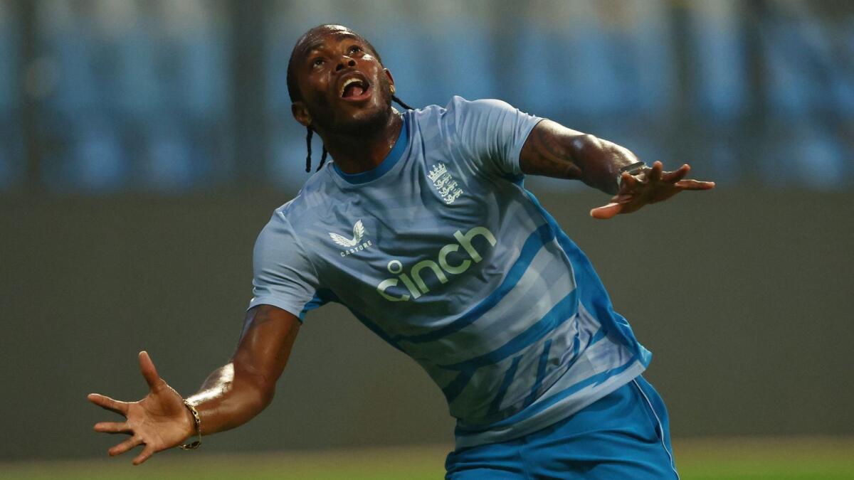 England's Jofra Archer has not played a professional match since May 2023 due to an elbow injury. - Reuters file