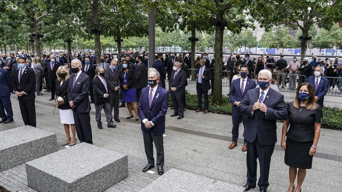 As in past years on the plaza, many readers at the alternative ceremony added poignant tributes to their loved ones’ character and heroism, urged the nation not to forget the attacks and recounted missed family milestones: “How I wish you could walk me down the aisle in just three weeks,” Kaitlyn Strada said of her father, Thomas, a bond broker.