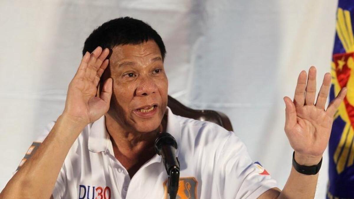Duterte says he will not talk to terrorists 