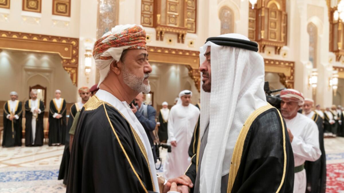 Sheikh Mohamed, His Majesty Sultan Haitham bin Tariq, Oman, Sultan Qaboos