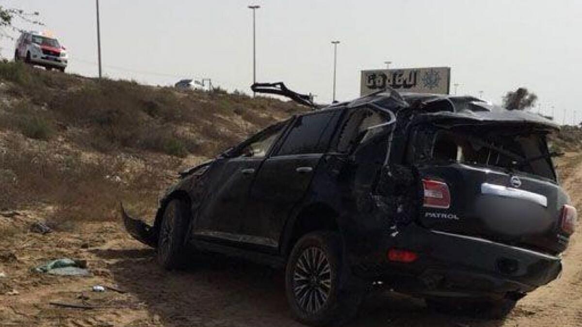 28-year-old Emirati dies after car flips over in UAE