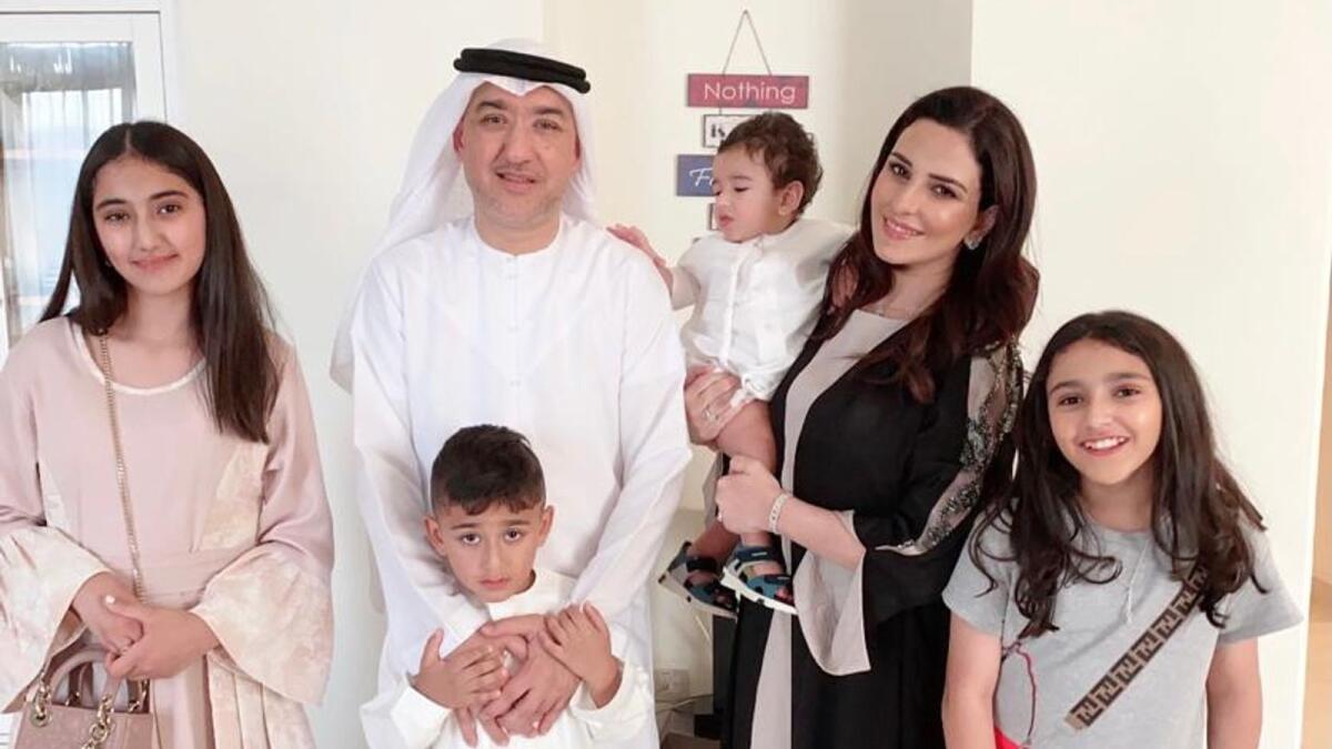 Mohammad Falaknaz and family. Photo: Supplied