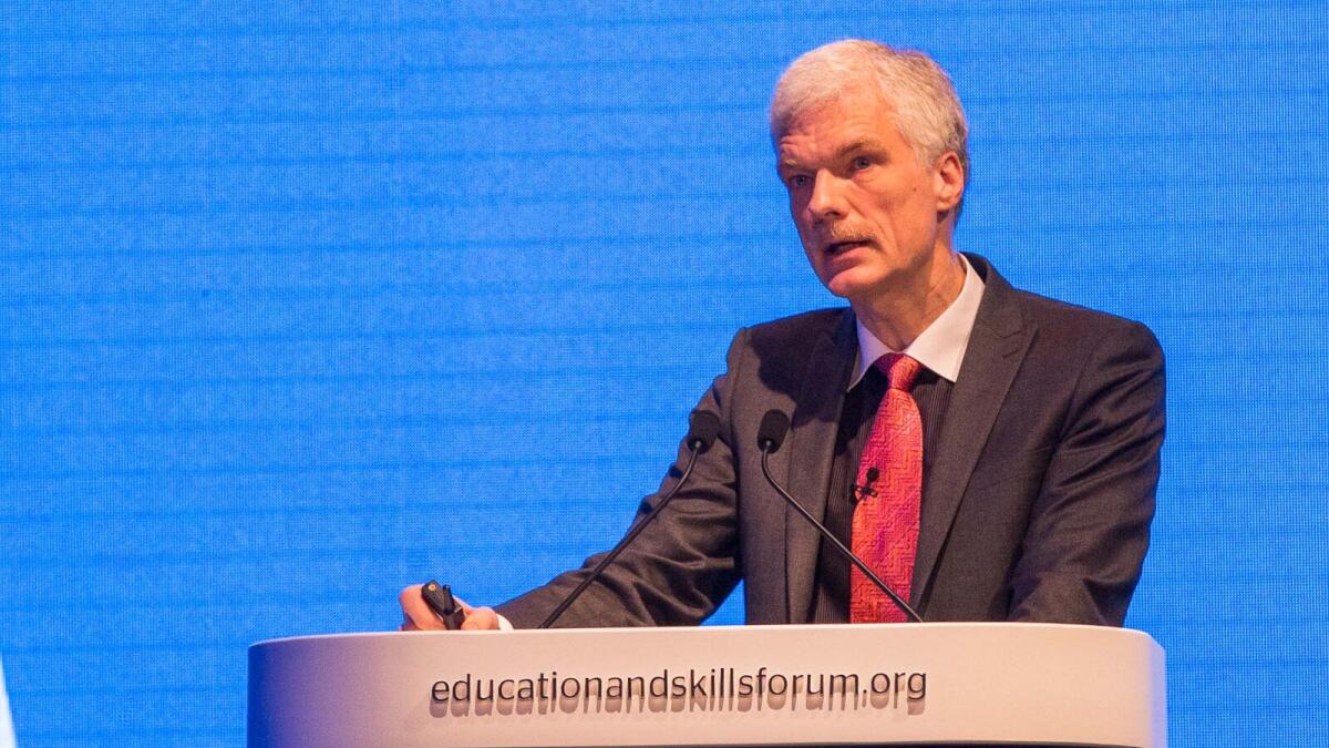 Andreas Schleicher, Director OECD,  France at the Global Education and Skills Forum at The Atlantis, The Palm, Dubai