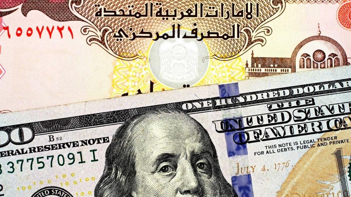 Thank you, UAE, for the dirhams peg with the dollar 
