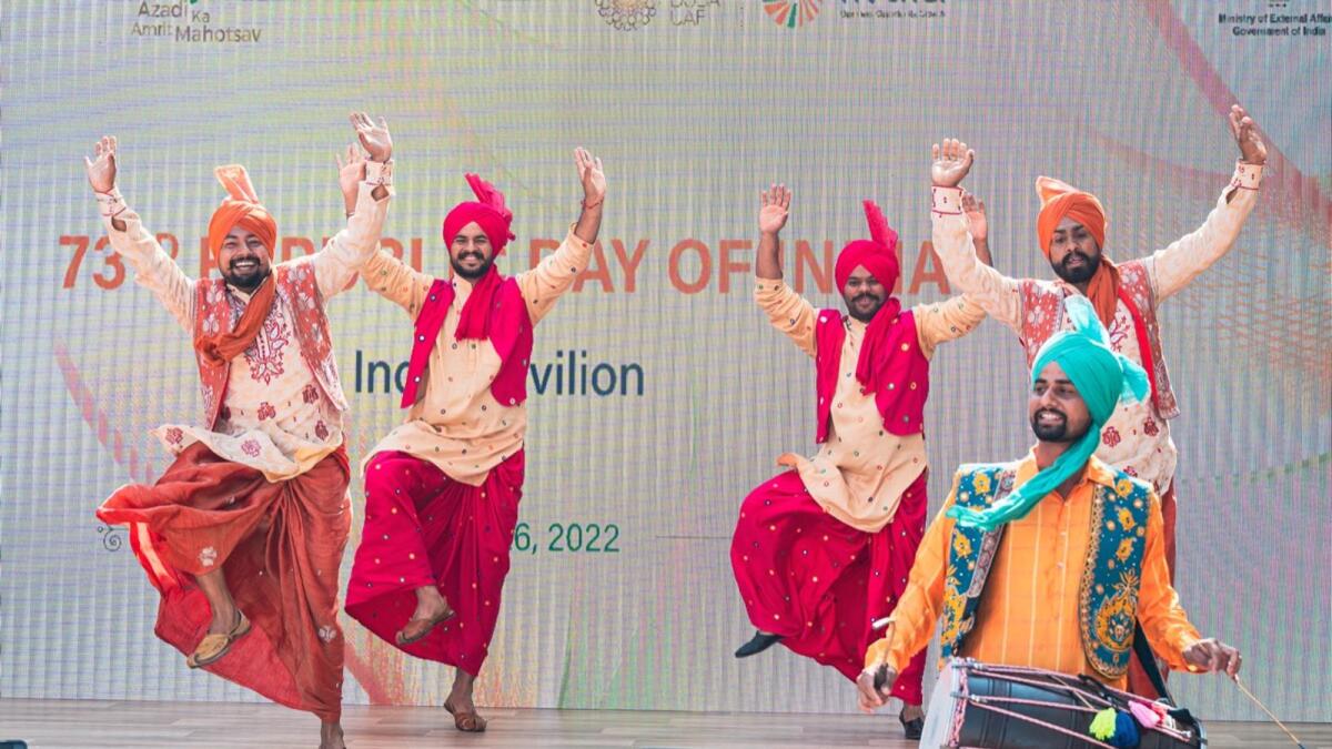 Indian Republic Day celebrations at Expo 2020 Dubai. Photo: Neeraj Murali