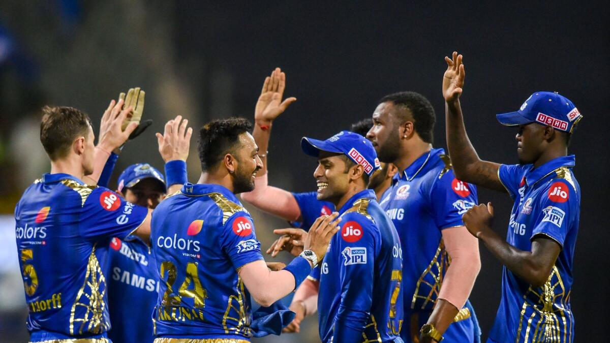 Mumbai Indians look to clinch their fifth IPL title. — IPL