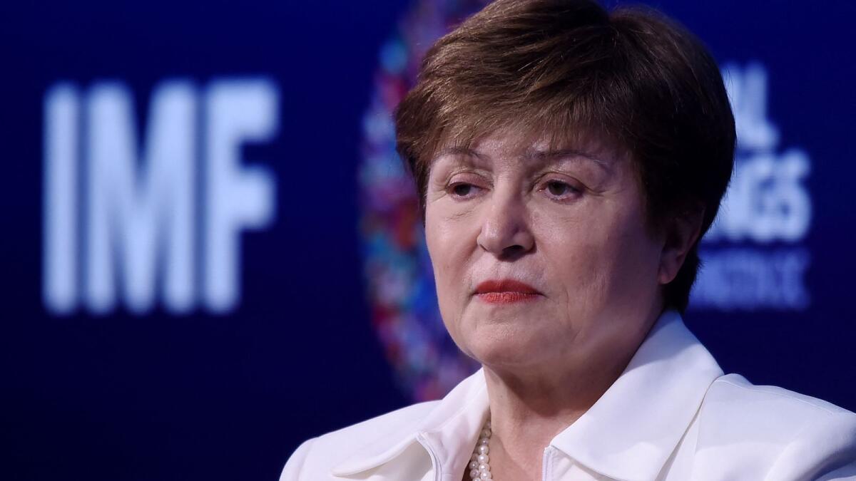 International Monetary Funds (IMF) Managing Director Kristalina Georgieva called for more aggressive debt restructuring for the current debt burden in developing countries not to become a long-term headwind. — AFP file photo