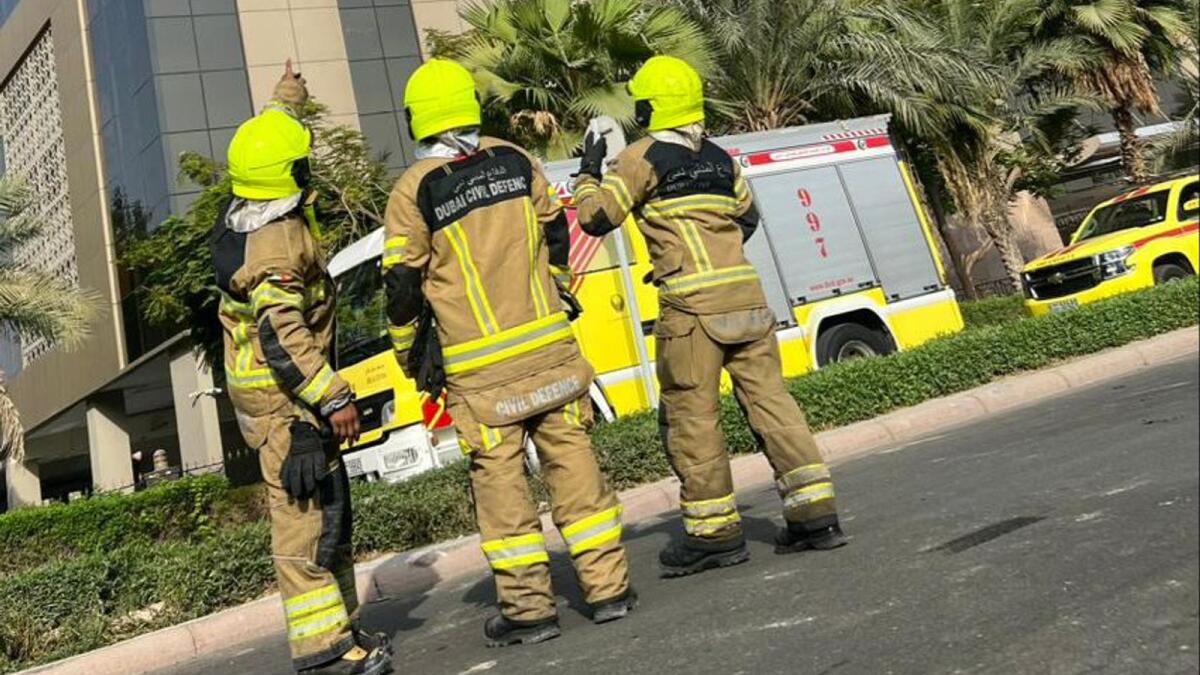 دبي: حريق يلتهم المبنى؛  تم إجلاء السكان – خبر