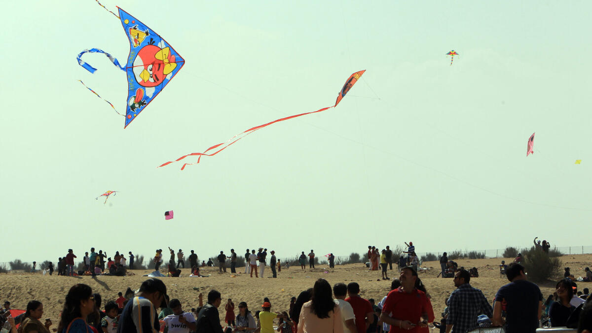 First ever Kite Fest at Abu Dhabis Bani Yas Island