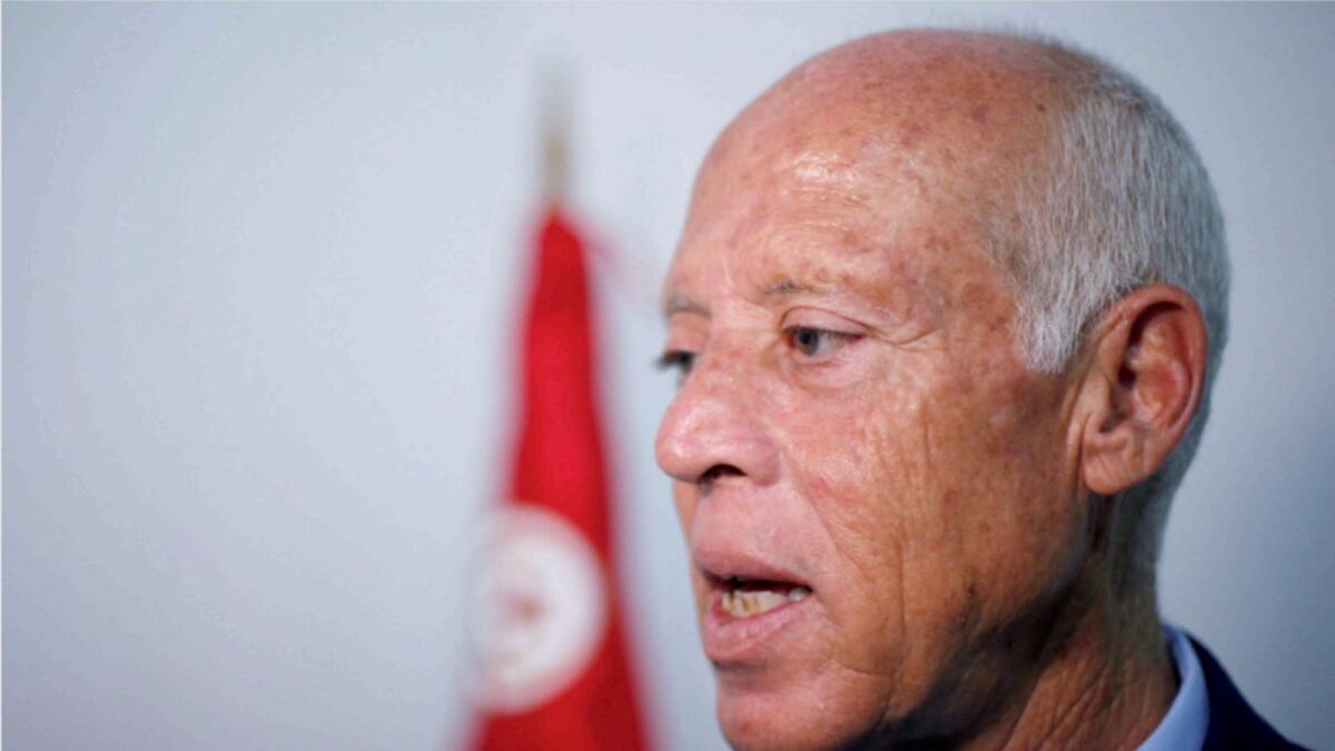 Tunisia's President Kais Saied. — Reuters file