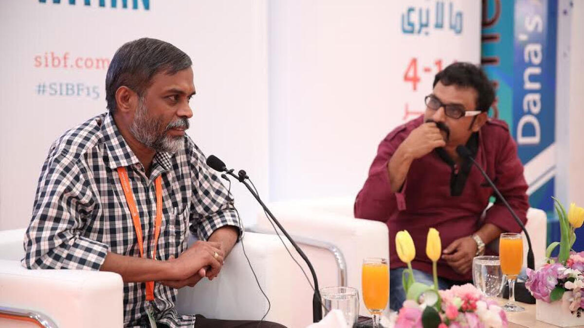 Malayalam author of bestseller speaks about storytelling at SIBF