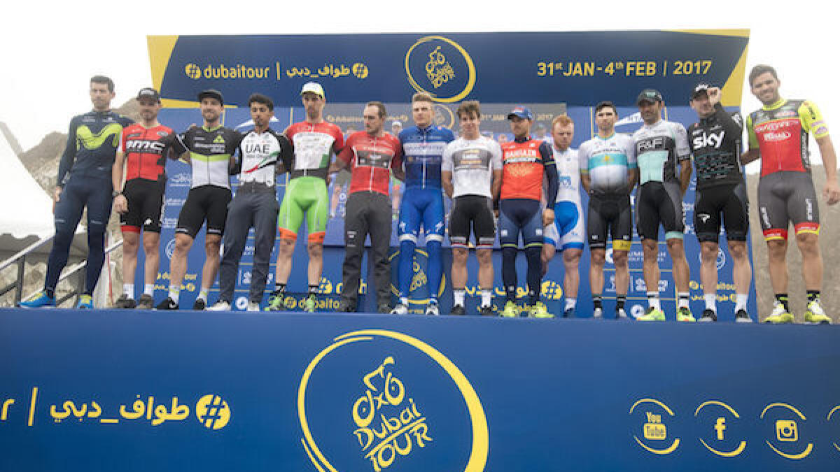 Riders welcome decision after 4th stage of Dubai Tour cancelled