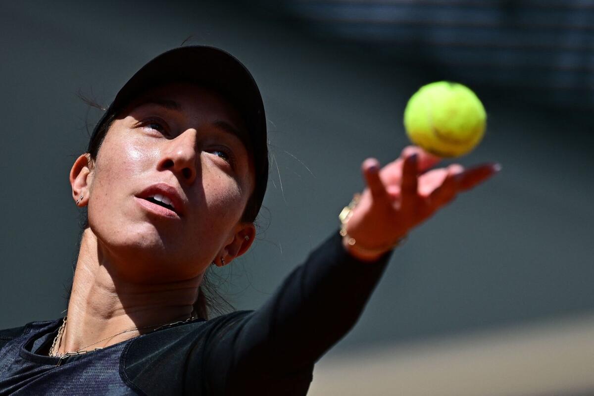 Jessica Pegula said Elise Mertens used the windy conditions to her advantage at Roland Garros. - AFP