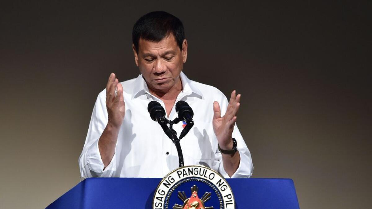 Duterte promises not to swear after warning from God