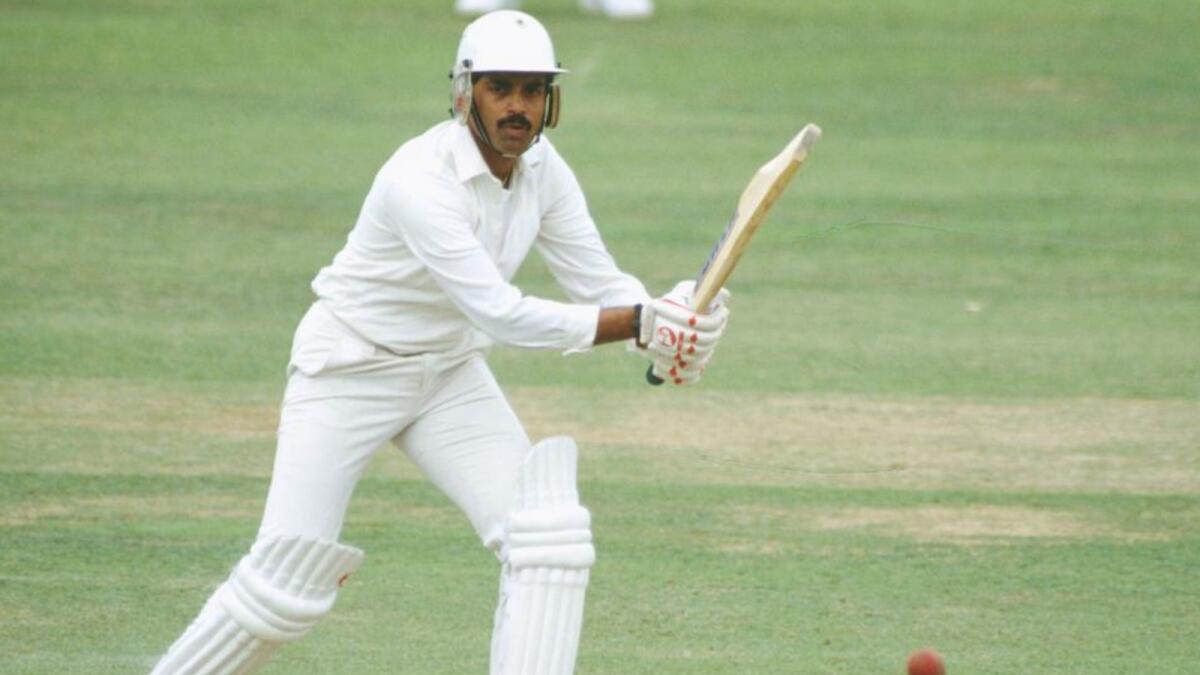 Six of Dilip Vengsarkar's 17 Test centuries came against the fearsome West Indies bowling attack. (ICC Twitter)